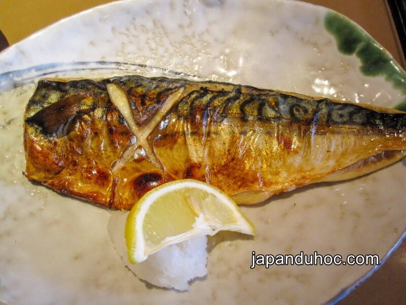 Cá saba Nhật nướng